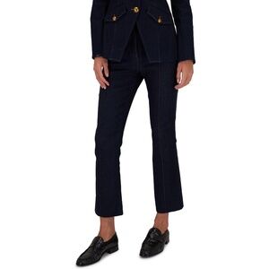 $398 Veronica Beard Blue Kimra Oxford Denim Jean Pant Size 00